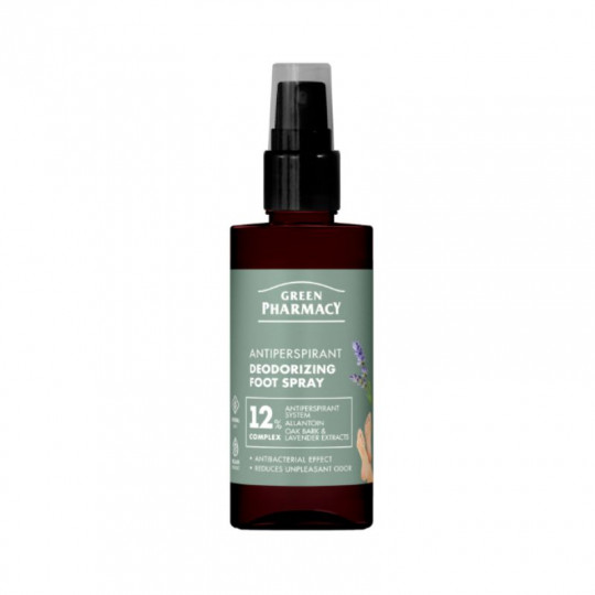 GREEN PHARMACY purškiklis pėdoms antiperspirantas, 150 ml