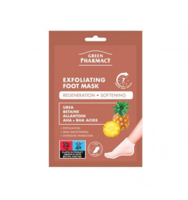 GREEN PHARMACY kaukė pėdoms šveičiamoji, 2x20 ml