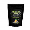 ORGANIC MIMI sausas kūno šveitiklis su žėručiu Mangas ir puošnioji atalė, 150 g