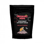 ORGANIC MIMI sausas kūno šveitiklis kokosinis Rožinė druska ir papaja, 150 g
