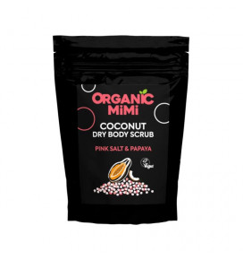 Organic Mimi, Coconut Body Scrub Pink Salt & Papaya, 150 g