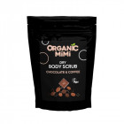 ORGANIC MIMI sausas kūno šveitiklis Šokoladas ir kava, 150 g