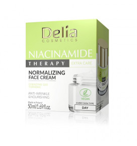DELIA Niacinamide Therapy kremas veidui normalizuojantis, 50 ml