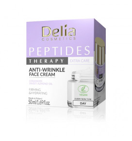 DELIA Peptides Therapy kremas veidui stangrinamasis, 50 ml