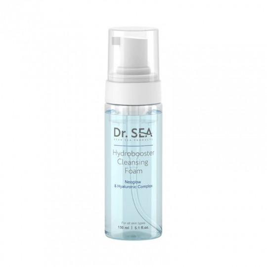 Dr. Sea cleansing foam with hyaluronic complex Hydrobooster Neoglow, 150 ml
