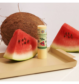 ECO SOFT moisturizing lip balm with watermelon, 4.8 g