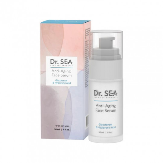 Dr. Sea rejuvenating serum with glycotensyl and hyaluronic acid.