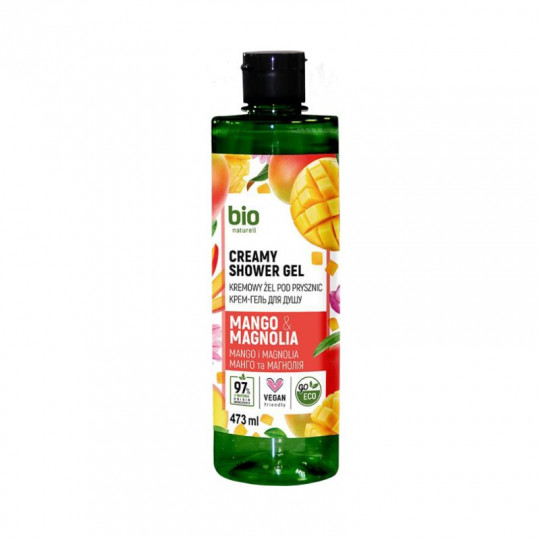 Bio Naturell Creamy shower gel Mango & Magnolia, 473ml