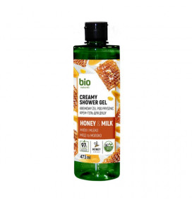 Bio Naturell Creamy shower gel Honey & Milk, 473ml