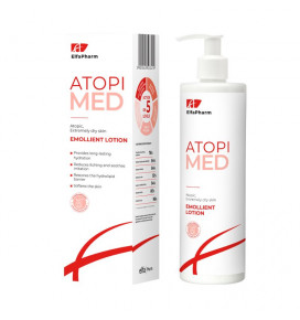 ELFA PHARM Atopi Med kūno pienelis minkštinamasis, 400 ml