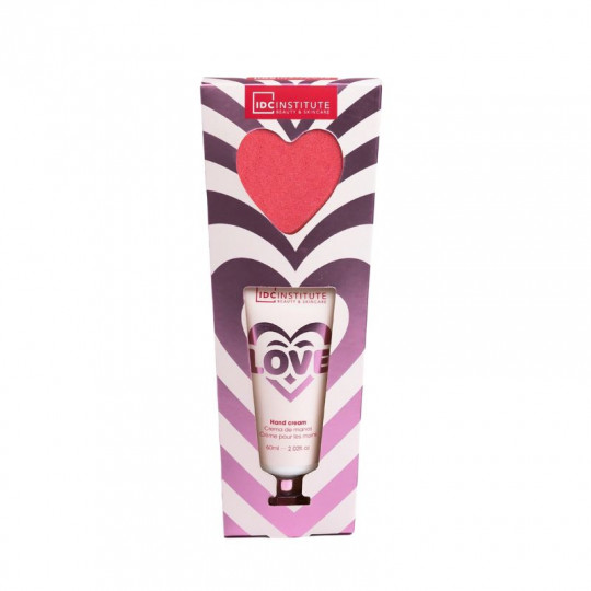 IDC INSTITUTE In Love 2 Pcs: 60ml hand cream, heart bath bomb