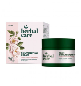 Herbal Care veido kremas su hialurono rūgštimi ir rožėmis, 50 ml