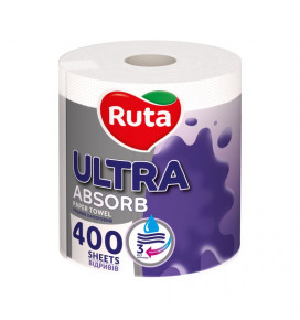 RUTA popieriniai rankšluoščiai ULTRA, 1rul 3sl 400l