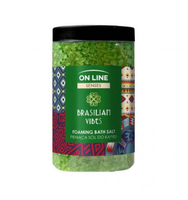 ON LINE SENSES putojanti vonios druska Brasilian Vibes, 480 g