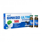 GINKGO 500 ULTRA MAGNESIUM- 10 buteliukų x10 ml (Gingko biloba ekstrakto 500 mg + Magnis)