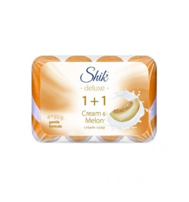 Shik Deluxe soap Cream and melon, 4x90 g