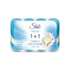 Shik Deluxe tualetinis muilas Kremas ir jūros mineralai, 4x90 g