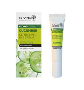 DR SANTE Balance Control kremas paakiams gaivinamasis Agurkas, 15 ml
