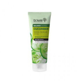 DR SANTE Balance Control kaukė-šveitiklis veidui Agurkas, 75 ml