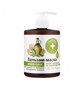 THE DOCTOR+ HEALTH & CARE balzamas-kaukė plaukams Alaus mielės ir alyvuogių aliejus, 500 ml