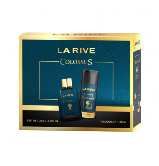 LA RIVE rinkinys vyrams COLOSSUS (tualetinis vanduo 90 ml + dezodorantas 150 ml)