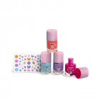 MARTINELIA MAGIC BALLET NAIL ART, 2 pcs.: 4 nail polishes, nail sticker