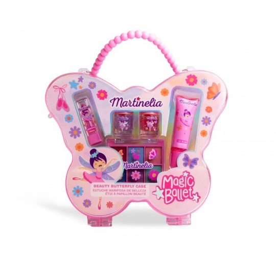 MARTINELIA MAGIC BALLET BUTTERFLY CASE, 5 pcs: eyeshadow palette (6 colours