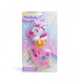 MARTINELIA makiažo paletė Whims Unicorn, 3 poz.: 5 akių šešėliai, 1 lūpų dažai, 1 aplikatorius