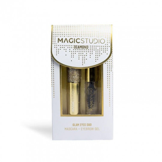 Magic Studio rinkinys akių makiažui Diamond (blasktienų tušas+antakių gelis)