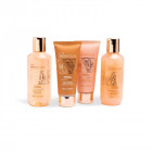 IDC INSTITUTE vonios rinkinys Orange & Cinnamon 4 pozicijos: 160ml dušo gelis, 160ml pūtos voniai, , 75ml kūno losjonas, 75ml k