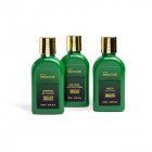 IDC INSTITUTE vonios rinkinys kelioninis Men's Luxury, 4 poz.: 120 ml šampūnas, 120 ml dušo gelis, 120 ml kūno losjonas, kelioni