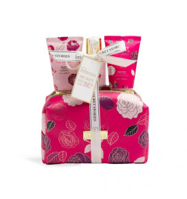 IDC INSTITUTE vonios rinkinys Secret Stories Rose, 4 pozicijos: 100 ml dušo gelis, 70 ml kūno losjonas, 70 ml šampūnas, kosmetin
