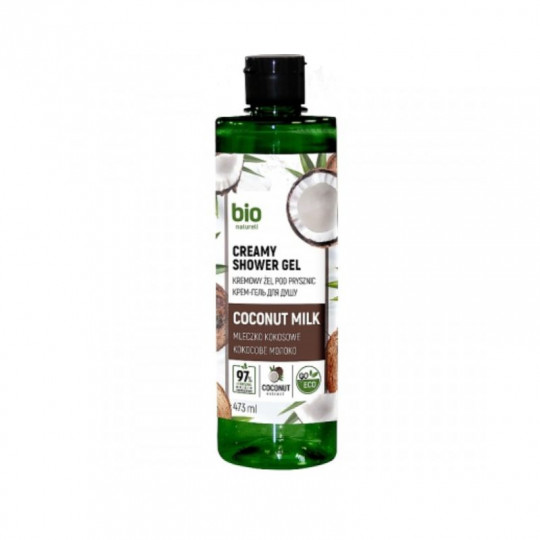 BIO NATURELL kreminė dušo želė Coconut Milk, 473 ml
