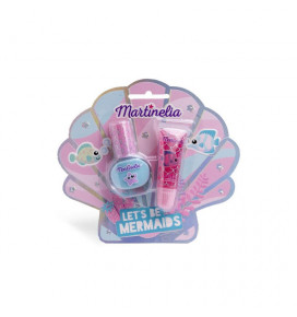 MARTINELIA LET'S BE MERMAIDS MAGIC DUO: Nail Polish , Lipgloss tube