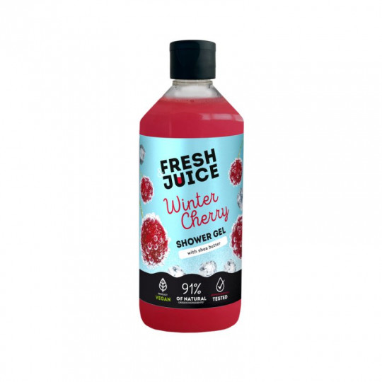 Fresh Juice shower gel Winter Cherry, 473 ml
