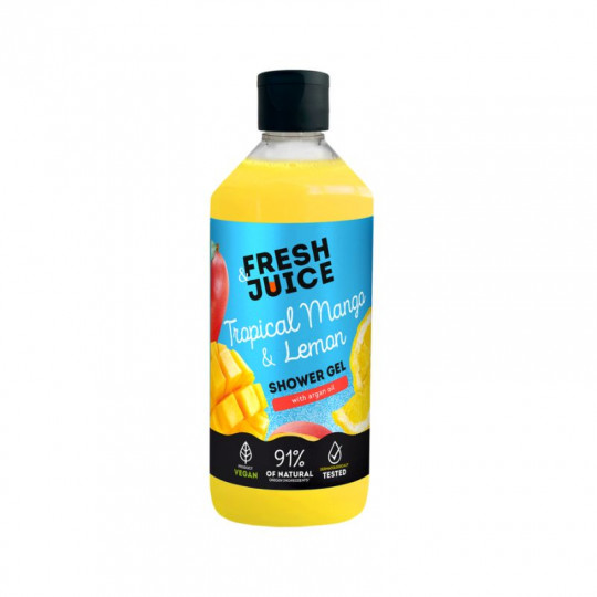 Fresh Juice shower gel Tropical Mango & Lemon, 473 ml