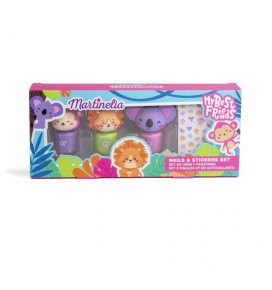 MARTINELIA MY BEST FRIENDS NAILS & STICKERS SET: stickers, nail Polish