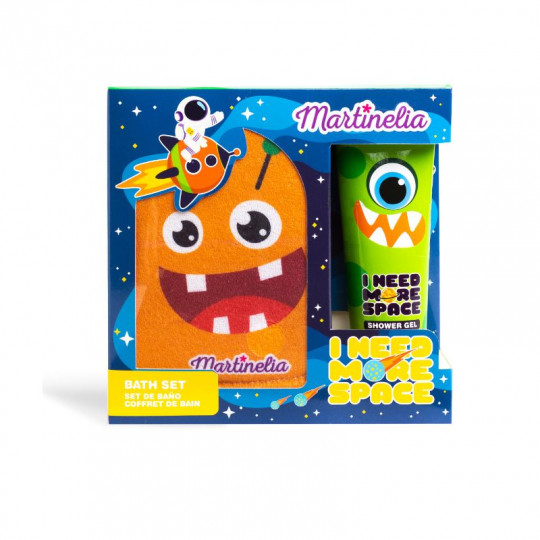 Martinelia rinkinys I need More Space: shower gel, 1 bath glove