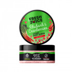 Fresh Juice body scrub with sugar Rhubard & Cranberries, 200 ml