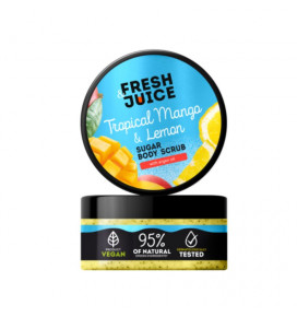 Fresh Juice body scrub with sugar Tropical Mango & Lemon, 200 ml