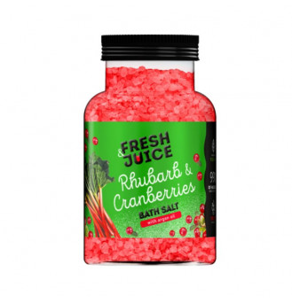 FRESH JUICE vonios druska Rhubarb & Cranberries, 700 g