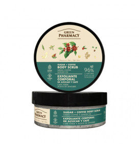 "Green Pharmacy" Sugar and coffee body scrub Green coffee and ginger oil 22