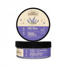 "Green Pharmacy" Sugar and salt body scrub  Lavender and flax oil 225ml