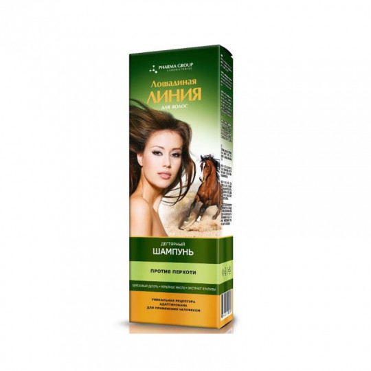 Horse Line Tar Shampoo for Dandruff, 200 ml