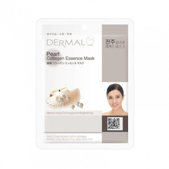 DERMAL Pearl Collagen Essence Mask, 23 g