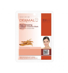 DERMAL Red Ginseng Collagen Essence Mask, 23 g