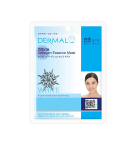 DERMAL White Collagen Essence Mask, 23 g