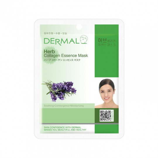 DERMAL Herbs Collagen Essence Mask, 23 g