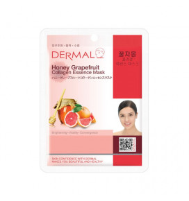 DERMAL Honey&Grapefruit Collagen Essence Mask, 23 g