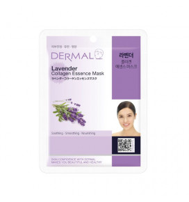 DERMAL Lavender Collagen Essence Mask, 23 g